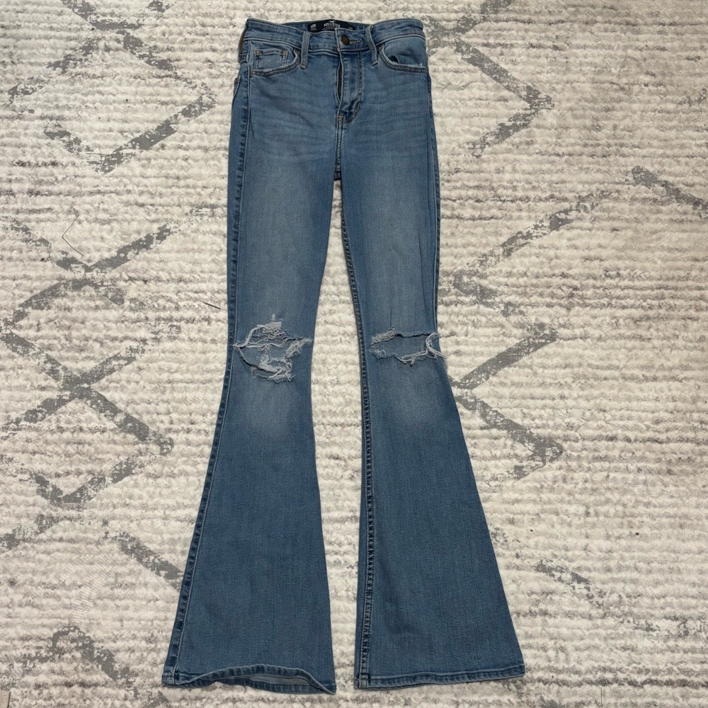 Hollister High-Rise Vintage Flare Jeans Size 00R